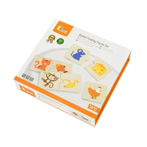 Fa puzzle - Mit esznek az állatok?