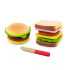 Fa szendvics és hamburger