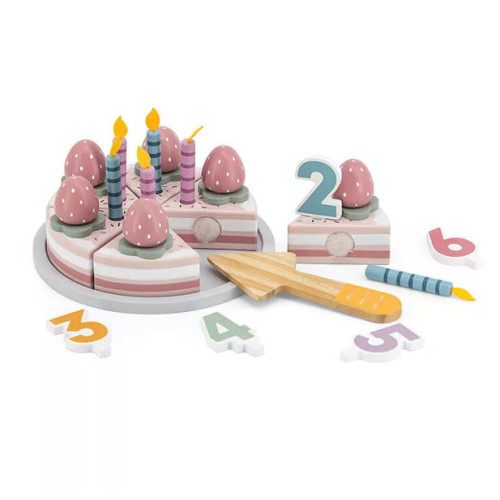 Fa torta kiegészítőkkel