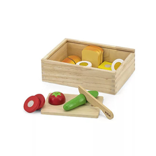 Fa vágható reggeliző szett