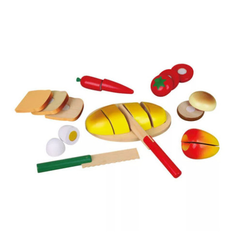 Fa vágható étel szett