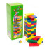 Jenga toronyépítő - színes