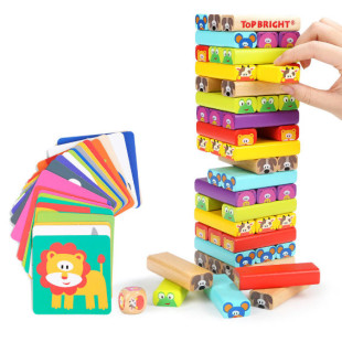 Jenga toronyépítő - állatok