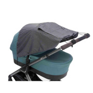 Fillikid kiegészítő naptető babakocsira - szürke melange