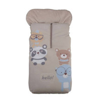 Gamberritos bundazsák babakocsiba - bézs mintás