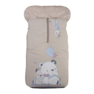 Gamberritos bundazsák babakocsiba - mintás bézs