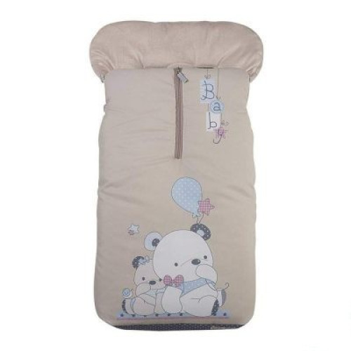 Gamberritos bundazsák babakocsiba - mintás bézs