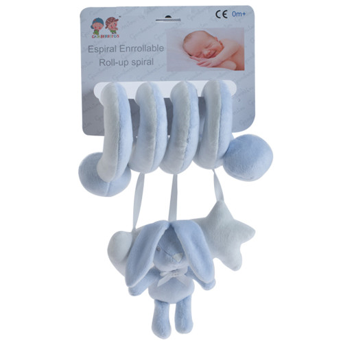 Gamberritos plüss spirál - Kék nyuszi