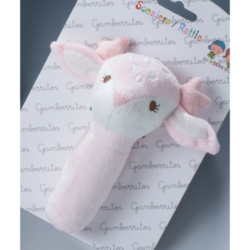 Gamberritos plüss sípoló őzike - Rózsaszín