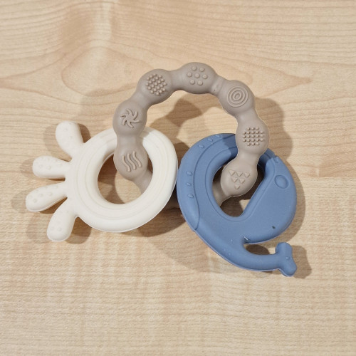 Gamberritos szilikon rágóka - Kék tengeri