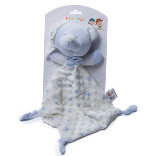 Gamberritos szundikendő buborékos - csillagos kék maci