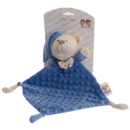 Gamberritos szundikendő buborékos - maci indigókék