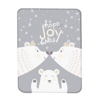 Gamberritos pihe-puha takaró - Szürke 110x140