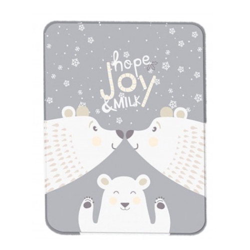 Gamberritos pihe-puha takaró - Szürke 110x140