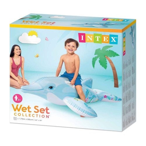 Felfújható-lovagló delfin