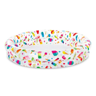 Színes karikás medence