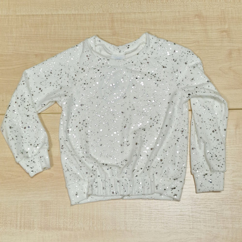 Alkalmi lányka plüss felső fehér