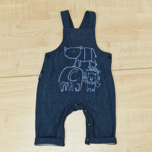 Bébi kantáros nadrág - Kék safari