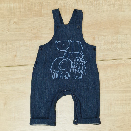 Bébi kantáros nadrág - Kék safari