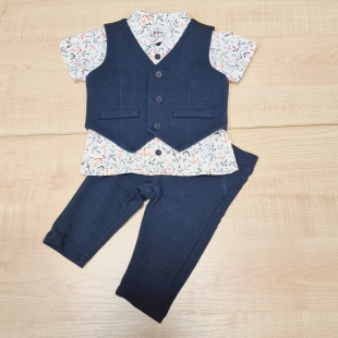 Fiú bébi alkalmi együttes - vasmacskák