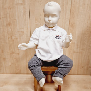 Fiú póló - Fehér galléros