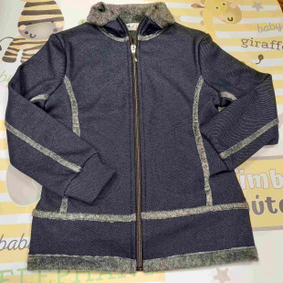 Kids klub lányka felső - farmerkék zippes