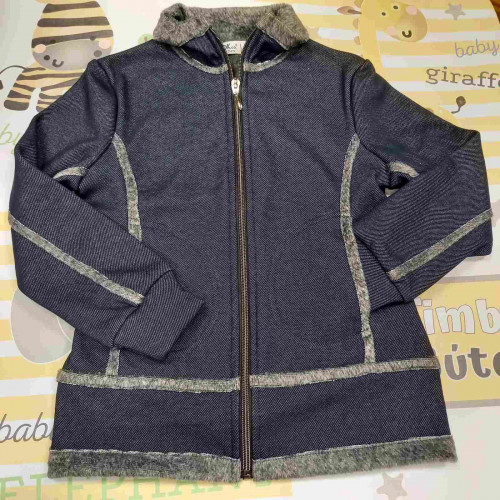 Kids klub lányka felső - farmerkék zippes