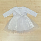 Kids Klub bébi keresztelőruha boleróval - Fehér