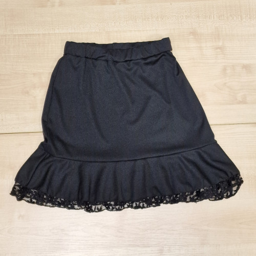 Kids klub fekete szoknya csipkével