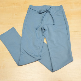 Megkötős lányka nadrág - farmerkék