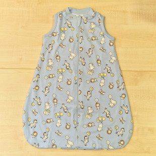 Pamut bébi hálózsák - Kék szafari