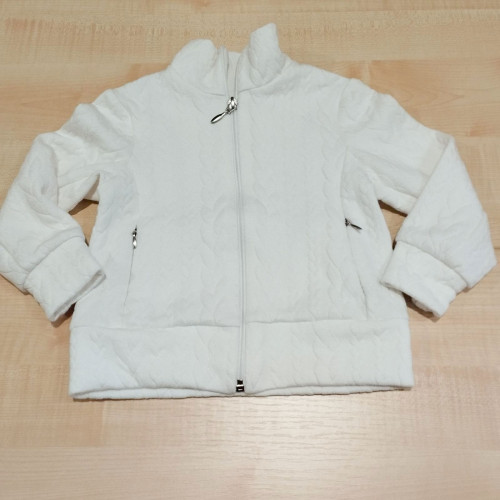 Pamut lányka kardigán - Fehér