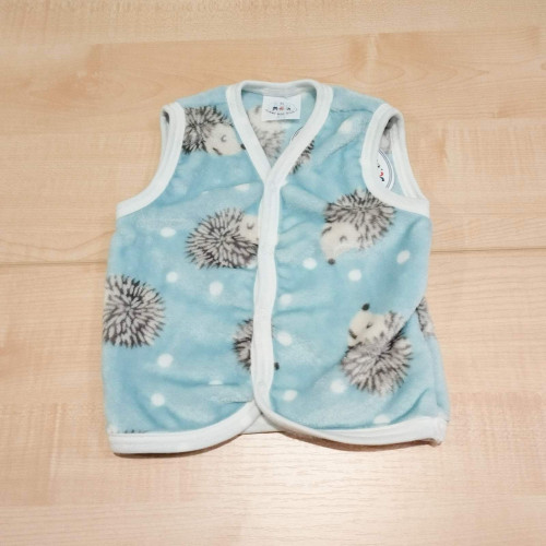 Pihe-puha bébi mellény - Menta süni