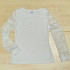 Póló csipke ujjal - Fehér