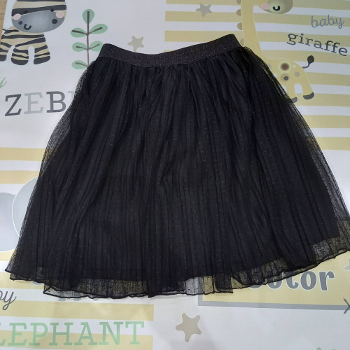 Kids Klub fekete szoknya pliszírozott