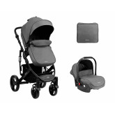 Kikkaboo Beloved multifunkciós babakocsi Sötétszürke