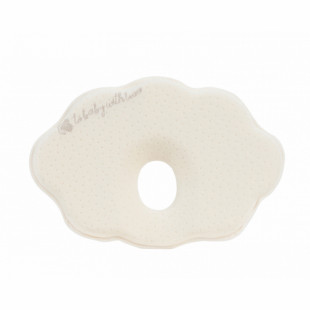 Kikkaboo memóriahabos baba fejpárna - fehér felhő