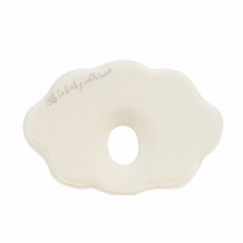 Kikkaboo memóriahabos baba fejpárna - fehér felhő