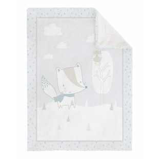 Kikkaboo polár/sherpa takaró 110 x140 - kisróka