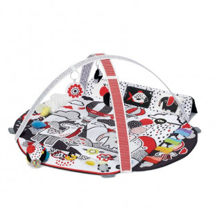 Kinderkraft 4Smart játszószőnyeg kontrasztos színekkel