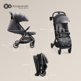 Kinderkraft Nubi 2 babakocsi - Cloudy Grey