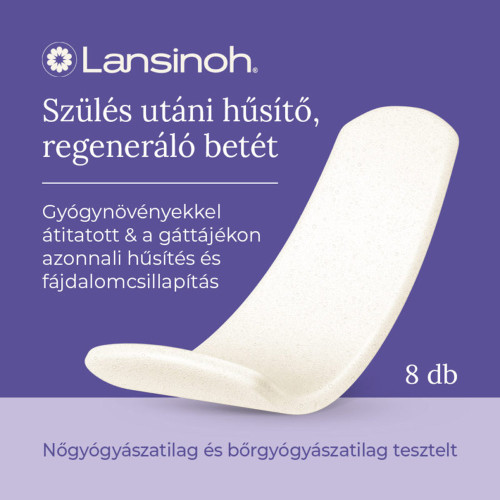 Lansinoh szülés utáni hűsítő regeneráló betét - 8 db