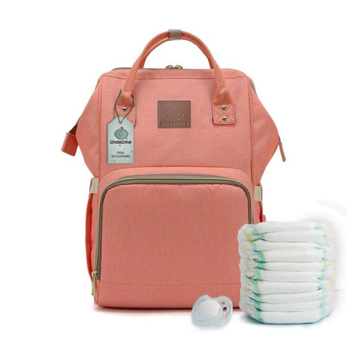 Pelenkázó hátizsák - Korall