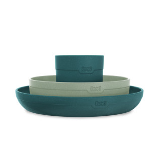 Lovi étkészlet - zöld