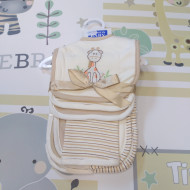 Előke és nyálkendő szettben - bézs