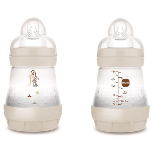 Mam Anti-Colic Matt cumisüveg 160 ml - Bézs