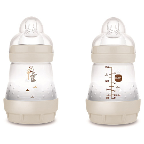 Mam Anti-Colic Matt cumisüveg 160 ml - Bézs