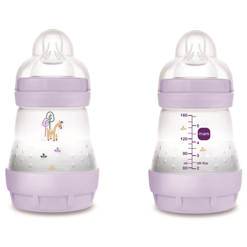Mam Anti-Colic Matt cumisüveg 160 ml - Lila