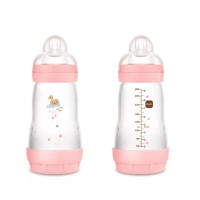 Mam Anti-Colic cumisüveg 2 hó+ Rózsaszín