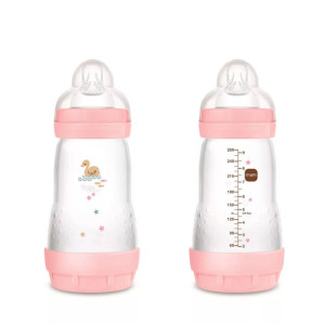 Mam Anti-Colic cumisüveg 2 hó+ Rózsaszín